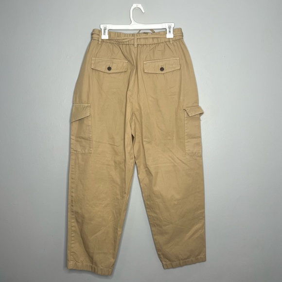 Gap Wide Leg Baggy Utility Khaki Cargo Pants NWT P - Picture 2 of 9